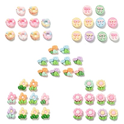 Непрозрачные кабошоны из смолы