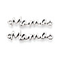 Связи/соединители из сплава в тибетском стиле ко дню матери, Слово мама, без кадмия и без свинца