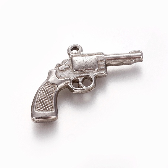 304 Edelstahl Anhänger, Handwaffe