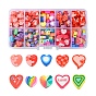 200 шт 10 стили ручной работы из полимерной глины бусины, сердце
