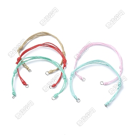 30Stück 5Farben gewachste Baumwollschnur für DIY-Armbandherstellung
