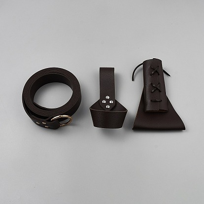 Ножны для меча из искусственной кожи с поясом из сплава, сумка для хранения меча, чехол для переноски меча