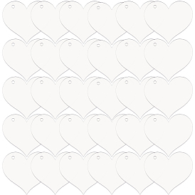 30 шт прозрачные акриловые подвески