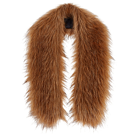 Воротник из искусственного меха из полиэстера, аксессуары для одежды diy