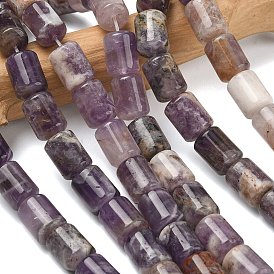 Природный аметист нитей бисера, колонка