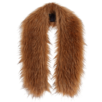 Воротник из искусственного меха из полиэстера, аксессуары для одежды diy