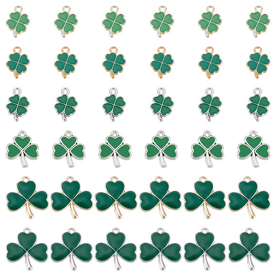 36 шт 6 стиль подвески из сплава эмали, разнообразные