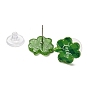 Saint Patrick's Day Theme Acrylic & 304 Stainless Steel Stud Earring for Women Men