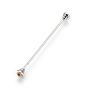 Brass Tie Pin, with Rhinestone