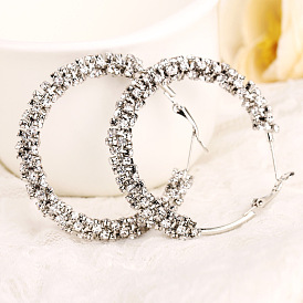 Fashionable and Simple Diamond-studded Earrings for Women (E006)