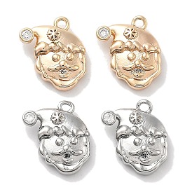 Латунные микро проложить кубического циркония подвески, без кадмия, без никеля и без свинца, талисманы деда мороза