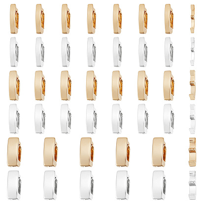 44 шт 6 стили экологически чистые латунные застежки для часовых ремешков, долговечный, без свинца и без кадмия