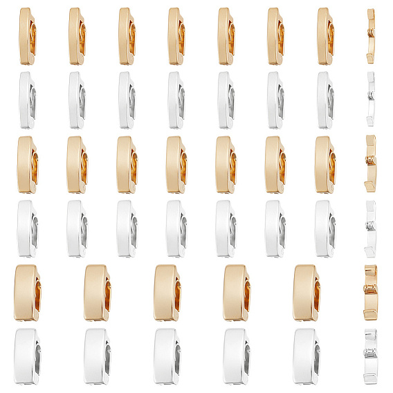 44 шт 6 стили экологически чистые латунные застежки для часовых ремешков, долговечный, без свинца и без кадмия