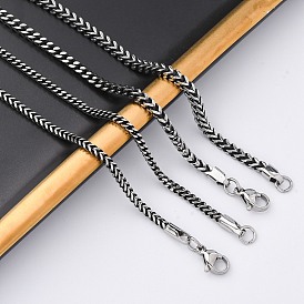 304 из нержавеющей стали цепи пшеницы ожерелья, полированный