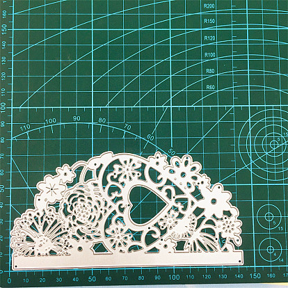 Carbon Steel Cutting Dies Stencils, for DIY Scrapbooking/Photo Album, Decorative Embossing DIY Paper Card, Matte Stainless Steel Color