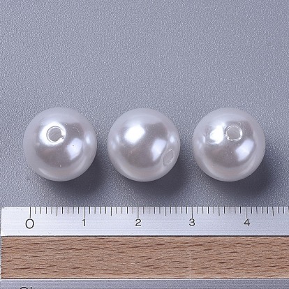 Imitated Pearl Acrylic Beads, Round