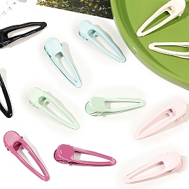 Заколки для волос из кожи аллигатора в форме капли, аксессуары для волос для женщин и девочек