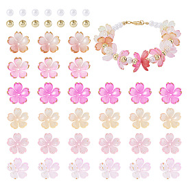 160 шт. 8 стильные акриловые колпачки для бусин, пластиковые бусины abs, разнообразные