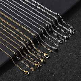 304 ожерелья из нержавеющей стали с цепочкой из пшеницы для мужчин