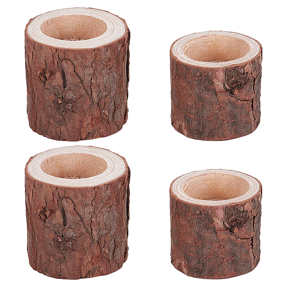 Wood Candle Holders, for Rustic Wedding Party Birthday Holiday Decoration