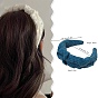 Woolen Yarn Hair Bands, Wide Hair Accessories for Girls Women