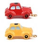 Pendentifs en émail , charmes de voiture, or