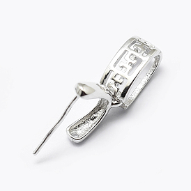 925 Sterling Silber Anhänger Bügel, Eispickel & Prise Bügel