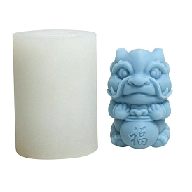 3D силиконовые формы для свечей в китайском стиле «Дракон своими руками», формы для ароматерапевтических свечей, формы для изготовления ароматических свечей