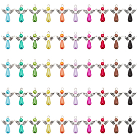 Подвески из АБС-пластика с искусственным жемчугом, Сплав с поиска, форма ангела