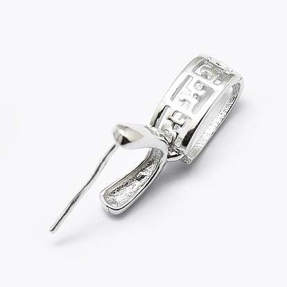 925 Sterling Silber Anhänger Bügel, Eispickel & Prise Bügel