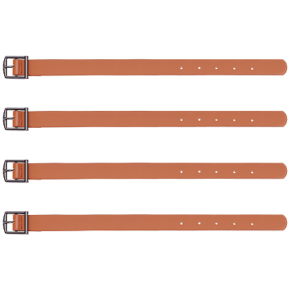 Ремень из искусственной кожи, с пряжками из сплава и железа