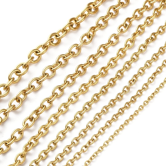 304 из нержавеющей стали цепи Роло, несварные, с катушкой, ионное покрытие (ip)