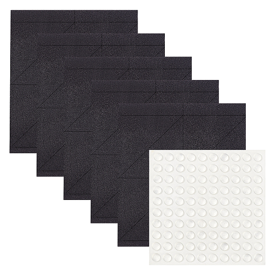 Coussin de protection en mousse eva benecreat et grands tapis en silicone, pour cadre photo