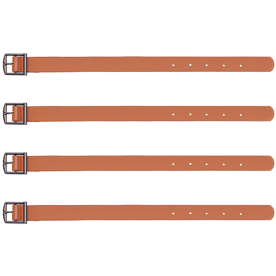 Ремень из искусственной кожи, с пряжками из сплава и железа