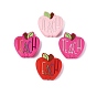 Silicone Beads, Apple & Word TEACH