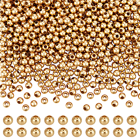 600 шт. 304 бусины из нержавеющей стали, круглые