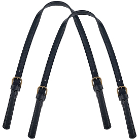 2шт. регулируемый ремешок для сумки из искусственной кожи, с застежками, для аксессуаров для замены сумок