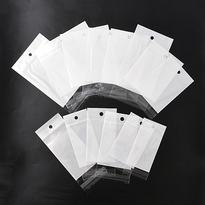 Прямоугольник ОПП целлофановые мешки, самозапечатывающиеся пакеты с отверстием для подвешивания