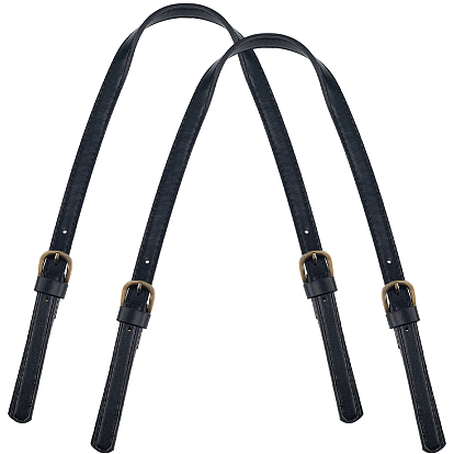 2шт. регулируемый ремешок для сумки из искусственной кожи, с застежками, для аксессуаров для замены сумок