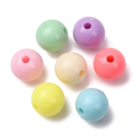 Пластиковые шарики, круглые