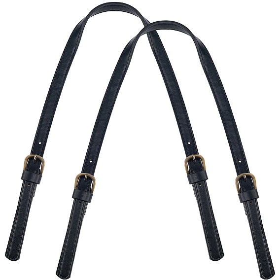 2шт. регулируемый ремешок для сумки из искусственной кожи, с застежками, для аксессуаров для замены сумок