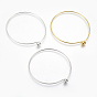 Brass Bangle Making, End with Removable Round Beads