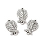 Tibetan Style Alloy Connector Charms, Angel Wings Links, Nickel