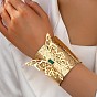 Браслеты-манжеты из сплава с бабочками и стразами, широкие браслеты для женщин