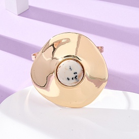 Браслеты-манжеты из сплава и железа для женщин, плоско-круглые, cmолой