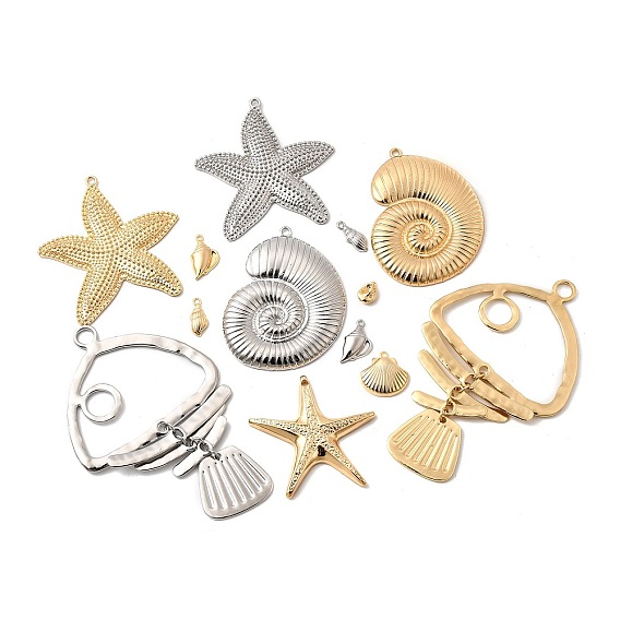 Латунные подвески, без кадмия, без никеля и без свинца, настоящее 18k позолоченное/настоящее платиновое покрытие