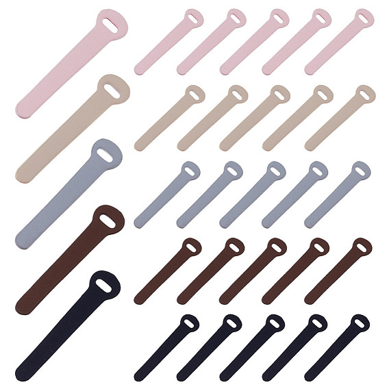 30 шт. 5 цвета искусственной кожи фиксатор молнии сменный для аксессуаров для ремонта багажных сумок