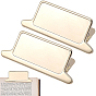 Zinc Alloy Clips, Rectangle