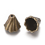 Tibetan Style Bead Cone, Lead Free and Cadmium Free, 13x12mm, hole: 2mm