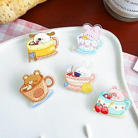 Акриловая брошь для рюкзака